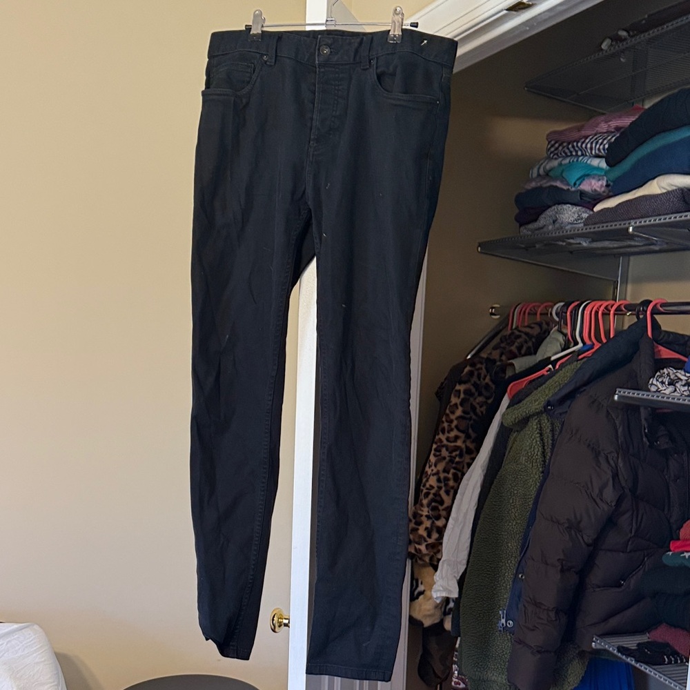 Topman Men's Black Skinny Jeans